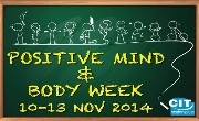 CIT SU Positive Mind & Body Week 2014