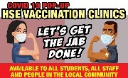 New HSE Covid-19 Pop Up Vaccination Clinics