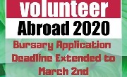 Volunteer Abroad 2020 Bursary Application Deadline 
