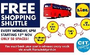 FREE Shopping Shuttle!