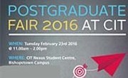 CIT Postgraduate Fair takes places on Tuesday 23rd February