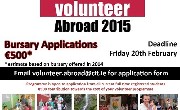 Volunteer Abroad – Bursary Application Deadline